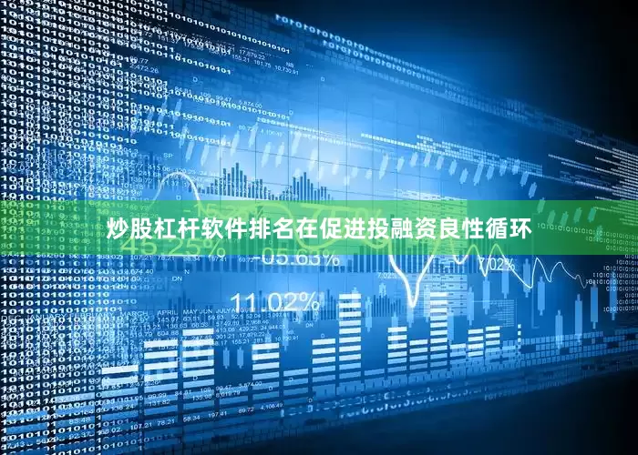 炒股杠杆软件排名在促进投融资良性循环